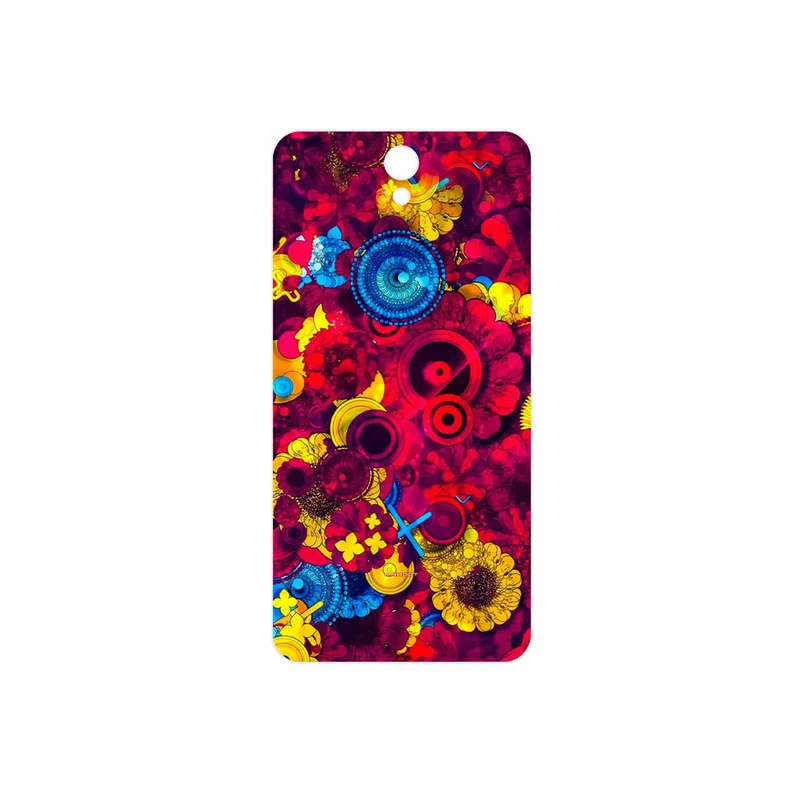 برچسب پوششی ماهوت مدل Vector Flower Garden Digital Art مناسب برای گوشی موبایل لنوو Vibe S1 Lite