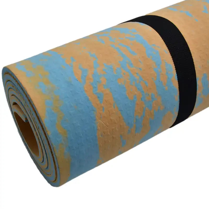 زیر انداز یوگا مدل آبرنگی ضخامت 8 میلی متر