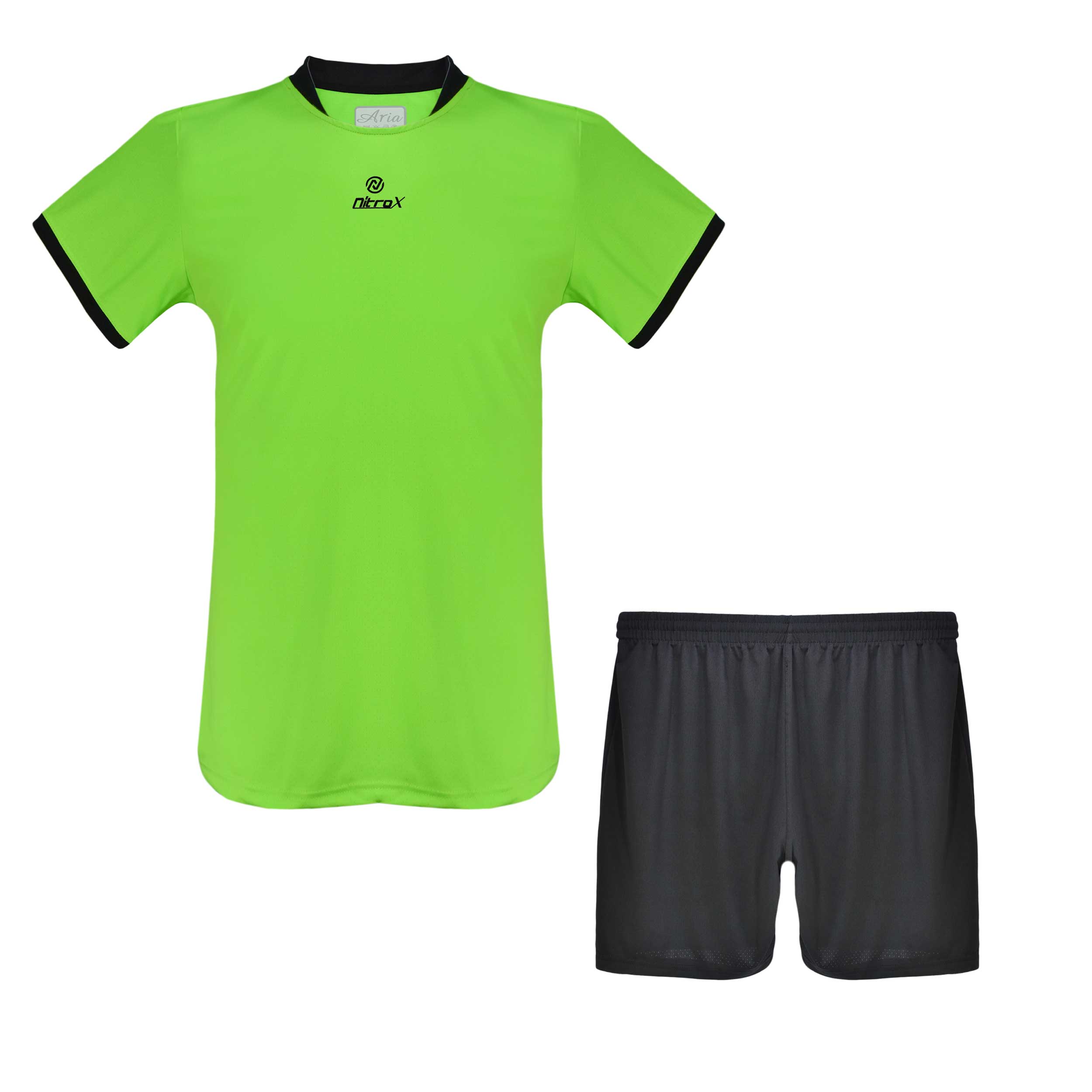 ست تی شرت و شلوارک ورزشی مردانه آریا مدل نیترو کد M1651-6