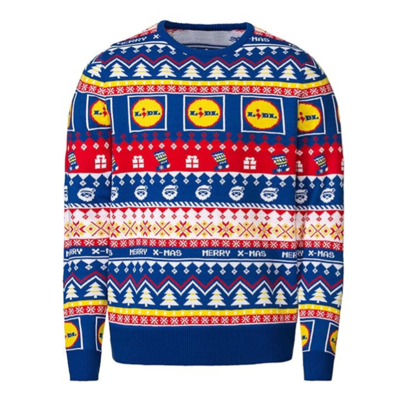 پلیور یقه گرد مردانه لیدل مدل Cr2027