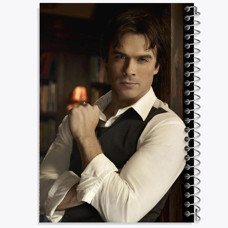 دفتر مشق 100 برگ خندالو طرح دیمون خاطرات یک خون آشام The Vampire Diaries کد 20269