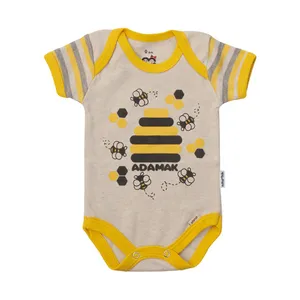 بادی آستین  کوتاه نوزادی آدمک طرح زنبور 