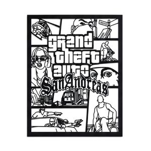 دیوارکوب مدل GTA San Andreas
