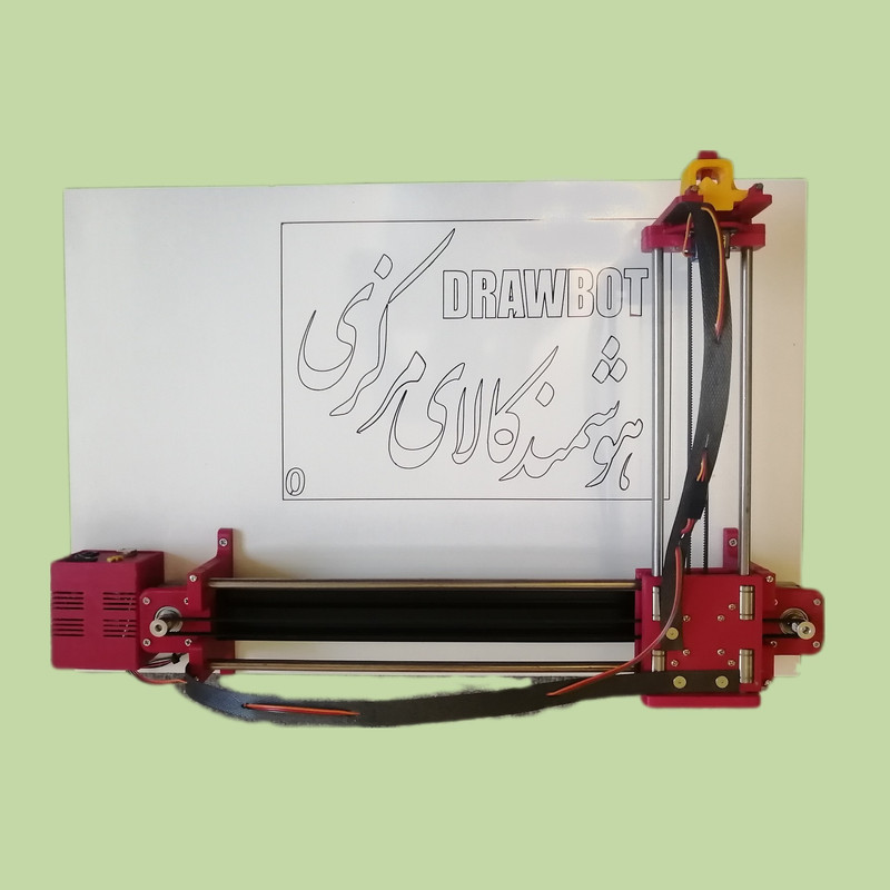 مینی سی ان سی طرح axidraw مدل cnc pen plotter