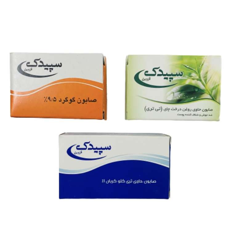 صابون شستشو سپیدک مدل 002 وزن 100 گرم بسته 3 عددی