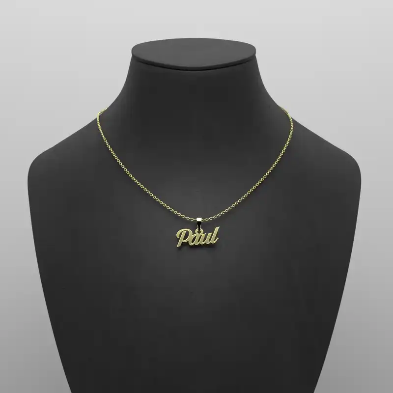 گردنبند طلا 18 عیار زنانه مدوپد مدل Paul