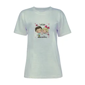 تی شرت آستین کوتاه زنانه مدل CUTE کد L73 رنگ طوسی