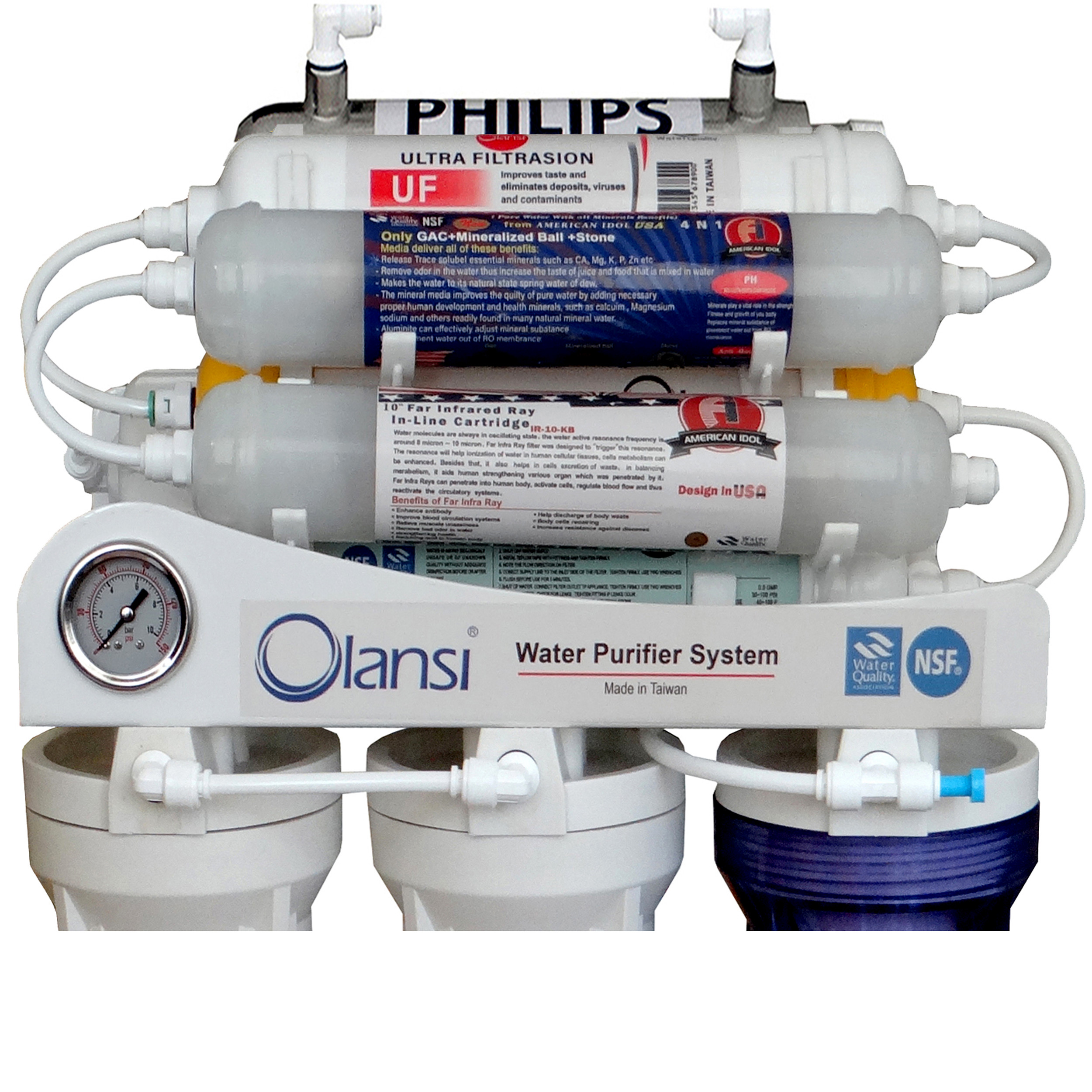 دستگاه تصفیه کننده آب اولانسی مدل REVERSE OSMOSIS AT7950 به همراه فیلتر مجموعه 4 عددی