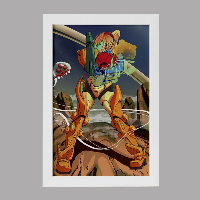 تابلو خندالو مدل بازی متروید (Metroid) کد 35672