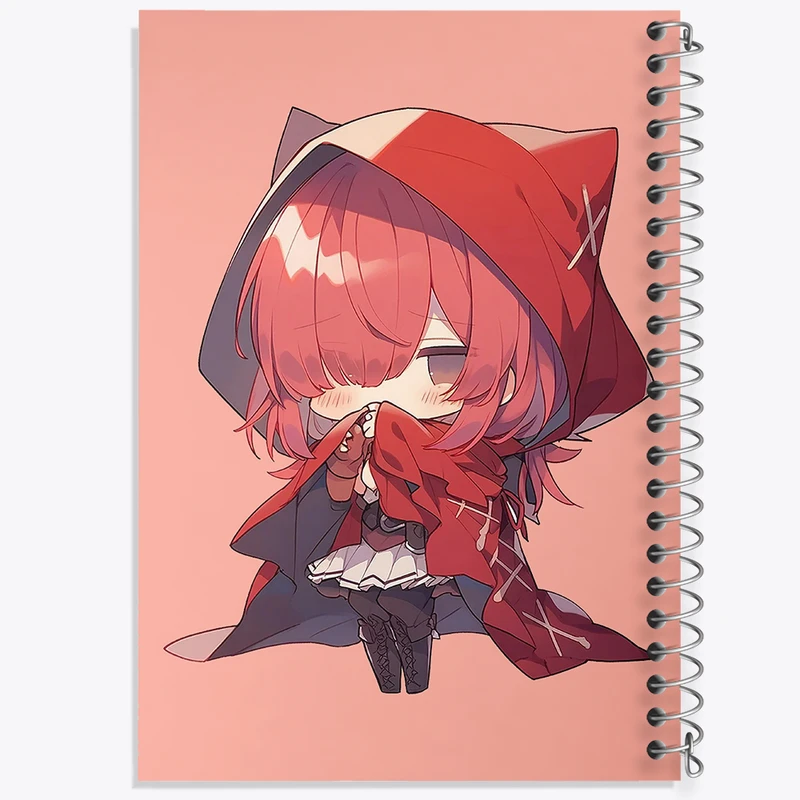 دفتر ژورنال نویسی 50 برگ خندالو مدل نقطه ای طرح دخترانه کد N1251