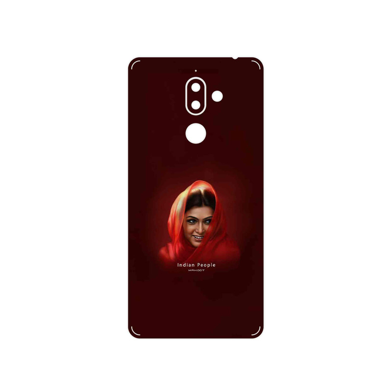 برچسب پوششی ماهوت مدل Portrait of an Indian Woman مناسب برای گوشی موبایل نوکیا 7 Plus