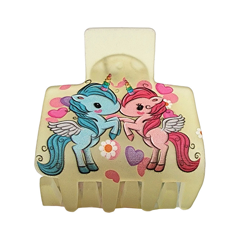 کلیپس مو دخترانه مدل یونیکورن کد K48-YL