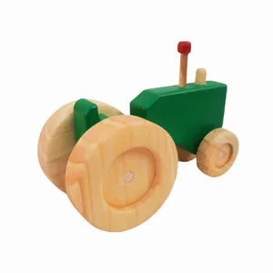 اسباب بازی چوبی مدل تراکتور کد 23