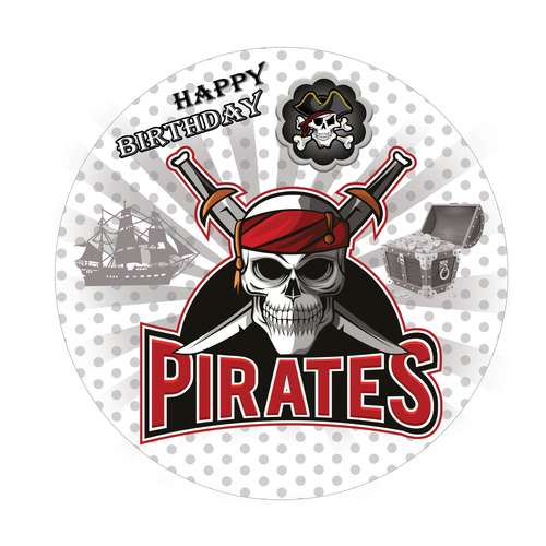 بنر تم تولد طرح دزدان دریایی کد B-SED_3370