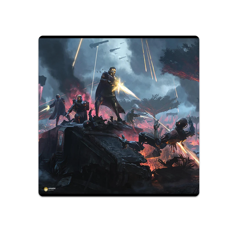 ماوس پد هومرو مدل NX173 طرح بازی HELLDIVERS سایز 40x40 سانتی‌متر