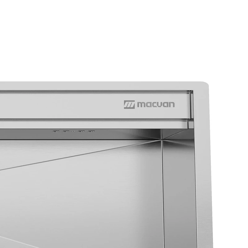 عکس شماره 3 : سینک ظرفشویی استیل توکار یک لگنه مکوان مدل ms74-basic