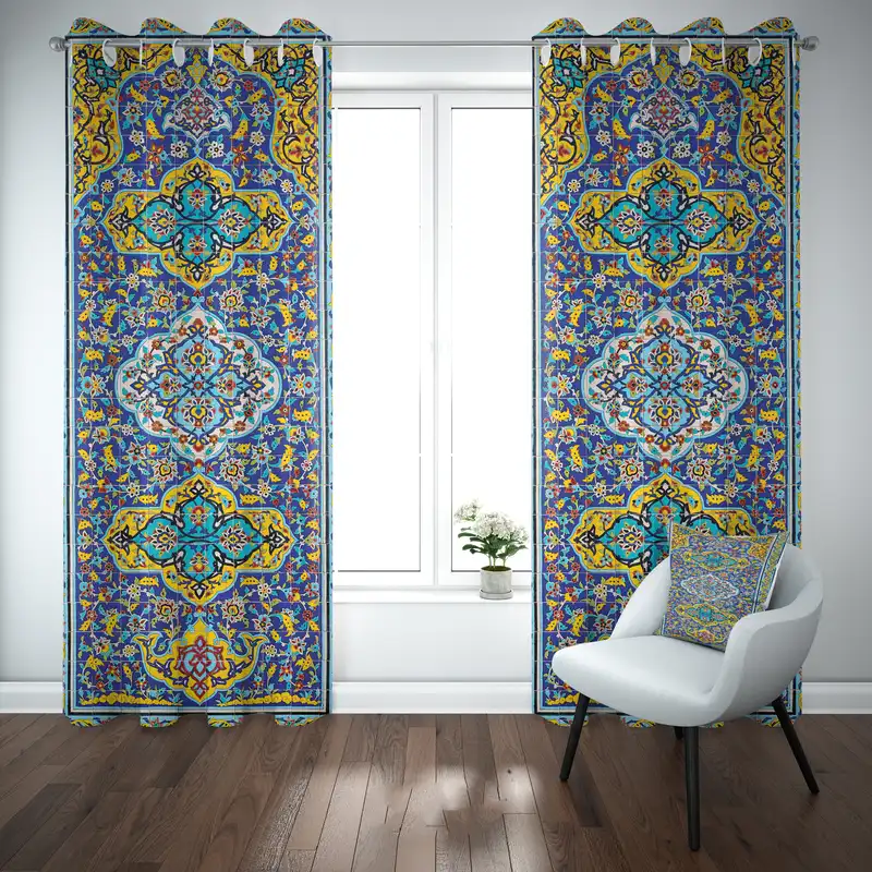 پرده مدل b1391 سایز 140×280 سانتی متر