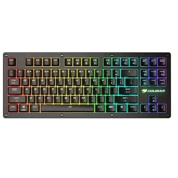 کیبورد مخصوص بازی کوگر مدل KEYBOARD-PURI TKL RGB-US LAYOUT,RED SWITCH