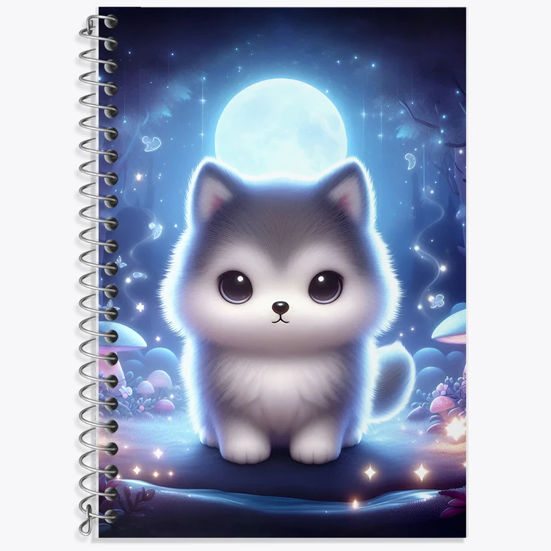 دفتر نت موسیقی 50 برگ خندالو طرح سگ کیوت کد F5471