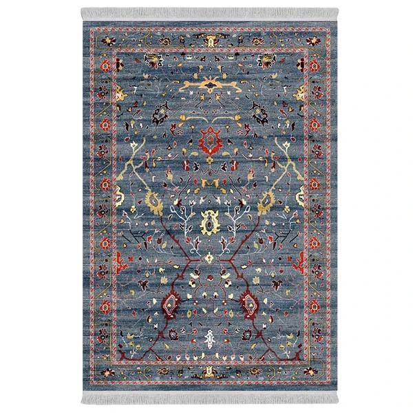 فرش پارچه‌ای دفه مدل فرشینه طرح مدرن کد 753