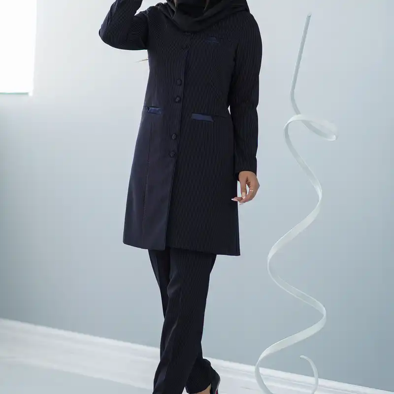 مانتو و شلوار زنانه السانا مدل کرشمه کد 155628