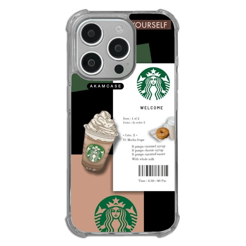 کاور آکام مدل AMCWTA15PRO-STARBUCKS10 مناسب برای گوشی موبایل اپل iPhone 15 Pro
