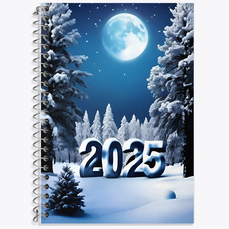 دفتر لغت 50 برگ خندالو طرح سال 2025 میلادی کد F7946