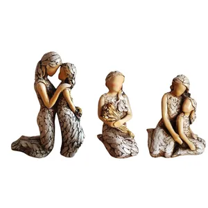 مجسمه لیلپار طرح هدیه مادر مدل DGA-2113 مجموعه سه عددی