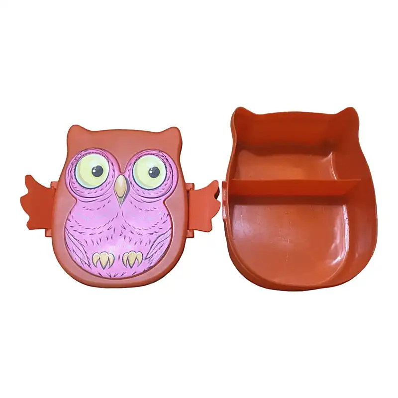 ظرف غذای کودک طرح جغد کد kn7