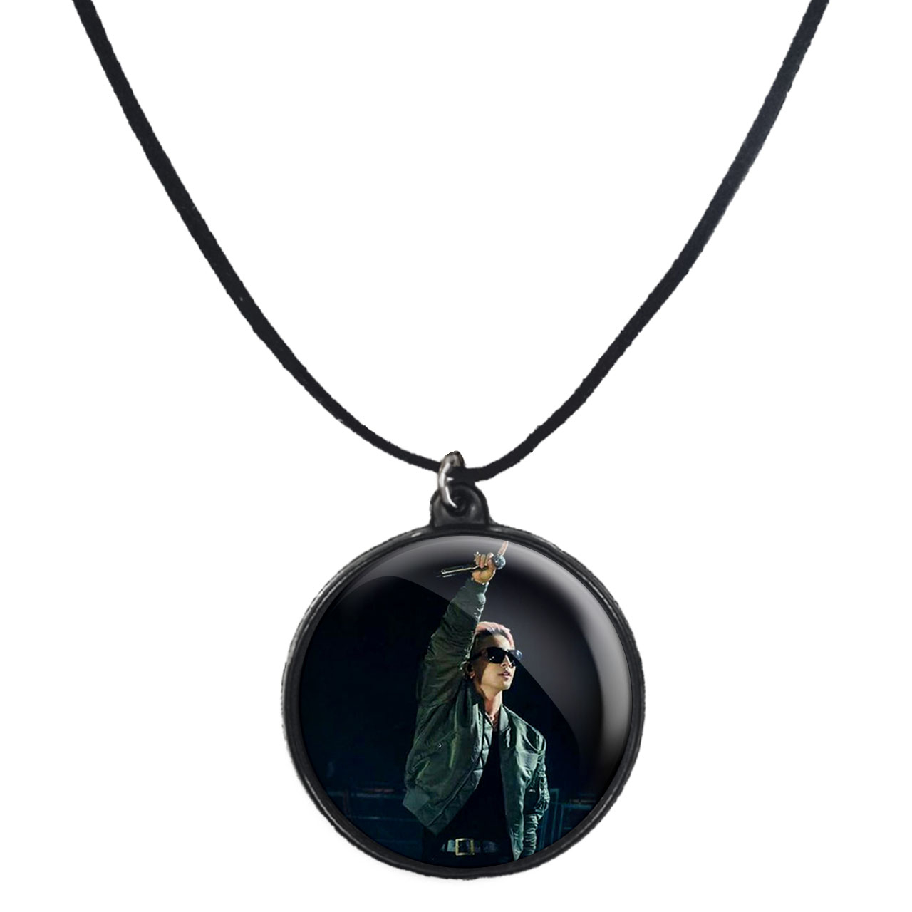 گردنبند پرمانه طرح گروه موسیقی BIG BANG کد pmb.15121 مدل دو طرفه