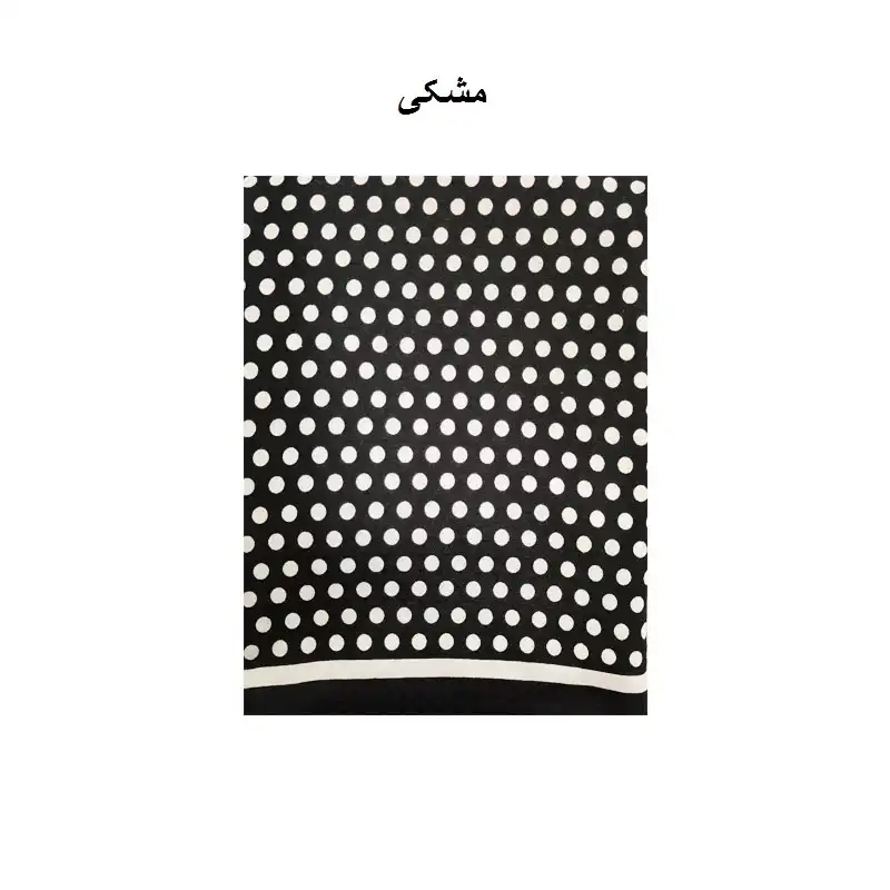 روسری زنانه مدل مینی خال خالی درشت