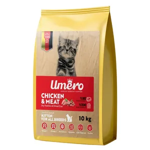 غذا خشک گربه نابالغ اومرو مدل 03 طعم گوشت و مرغ وزن 10 کیلوگرم