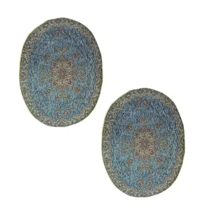 رومیزی ترمه مدل سالار کد FD32-22 مجموعه 2 عددی