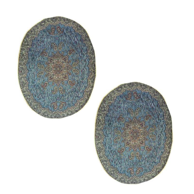 رومیزی ترمه مدل سالار کد FD32-22 مجموعه 2 عددی