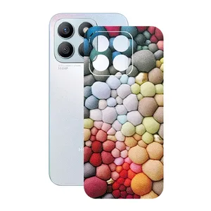 Remax cover sticker Leth model colored stone design suitable for Honor X8b mobile phone
