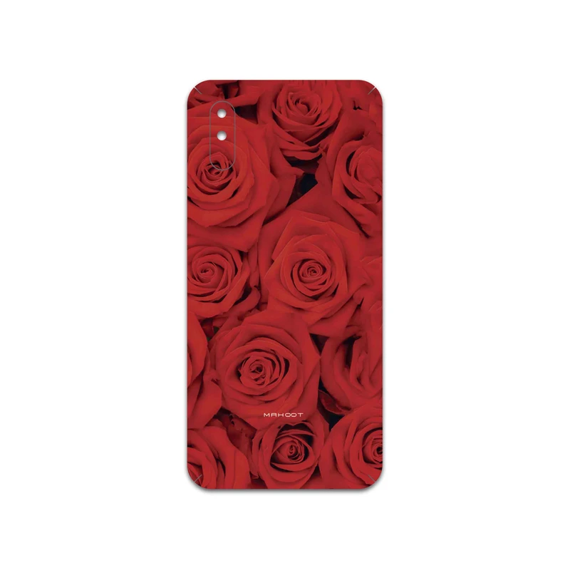 برچسب پوششی ماهوت مدل Red-Flower مناسب برای گوشی موبایل شیائومی Redmi 9i Sport