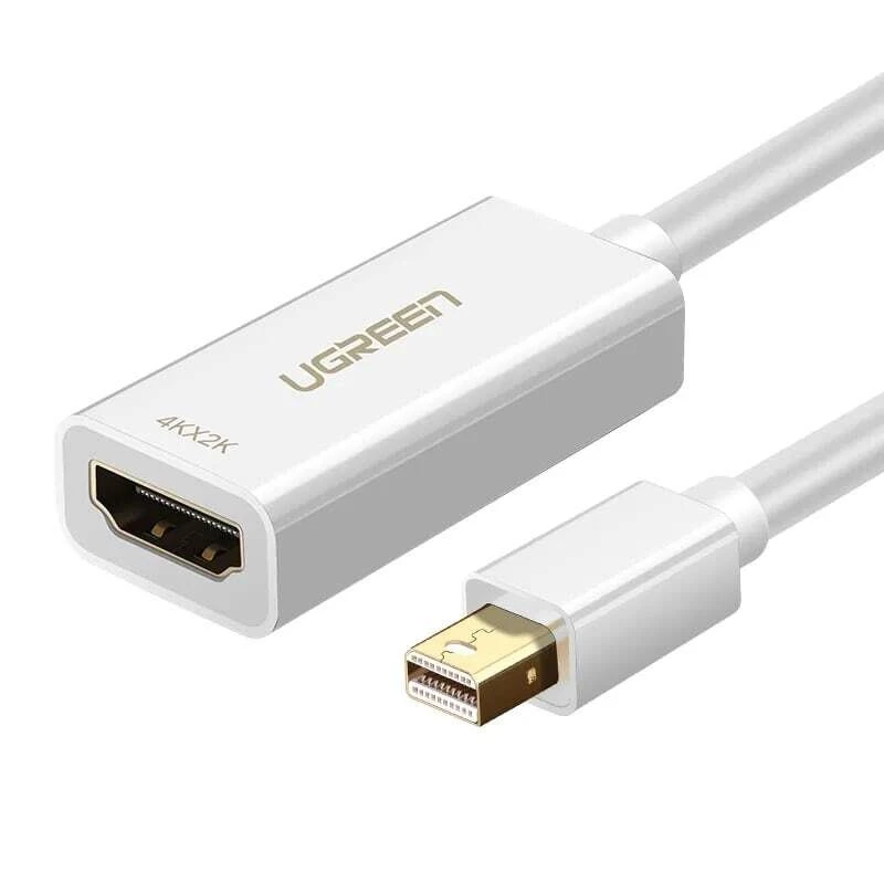 کابل مبدل Mini DisplayPort به HDMI یوگرین مدل MD112-40361 طول 0.25 متر