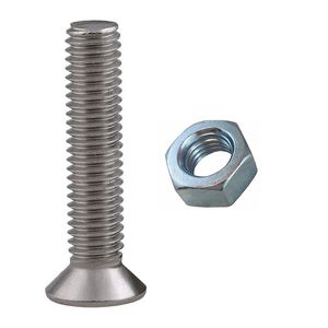پیچ و مهره مدل سرتخت کد BPM-60-5 مجموعه 20 عددی
