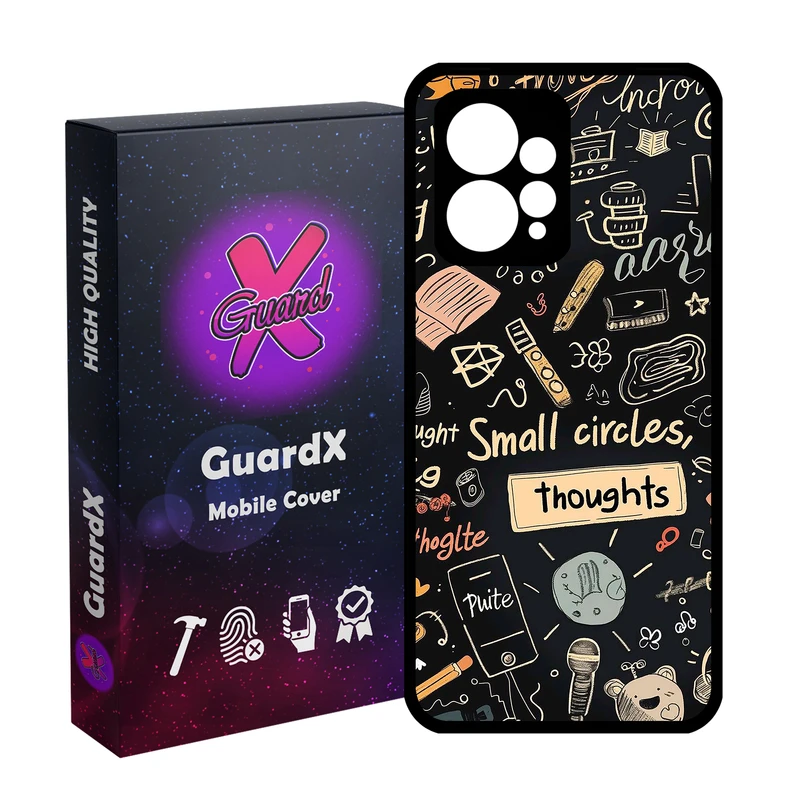 کاور گارد ایکس طرح درس مدل  Glass10777 مناسب برای گوشی موبایل شیائومی Redmi Note 12 4G