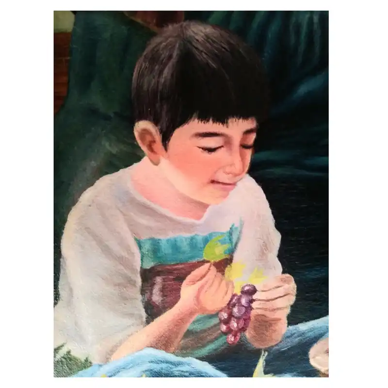 تابلو نقاشی رنگ روغن مدل شیرینی های زندگی کد 87420