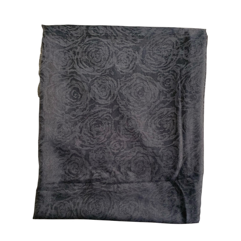 روسری زنانه مدل ژاکارد طرح گل قواره ۱۴۰ کد 0014