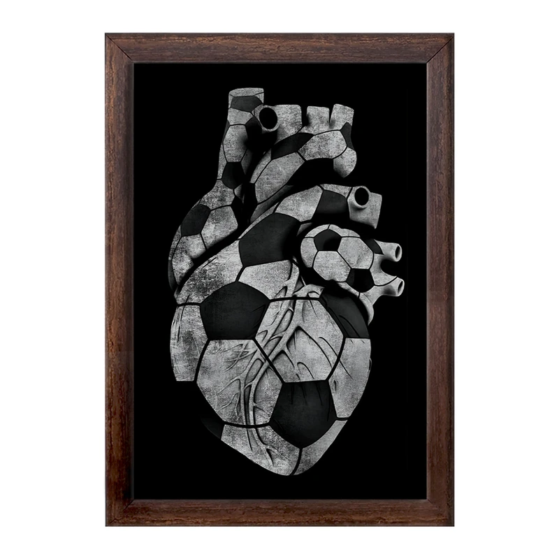 تابلو خندالو طرح قلب فوتبالی کد F4816