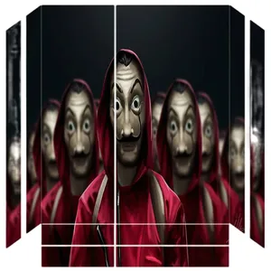 برچسب پلی استیشن ۴ طرح money heist netflix کد PS-10110