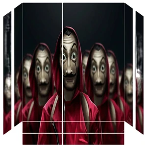 برچسب پلی استیشن ۴ طرح   money heist netflix  کد PS-10110