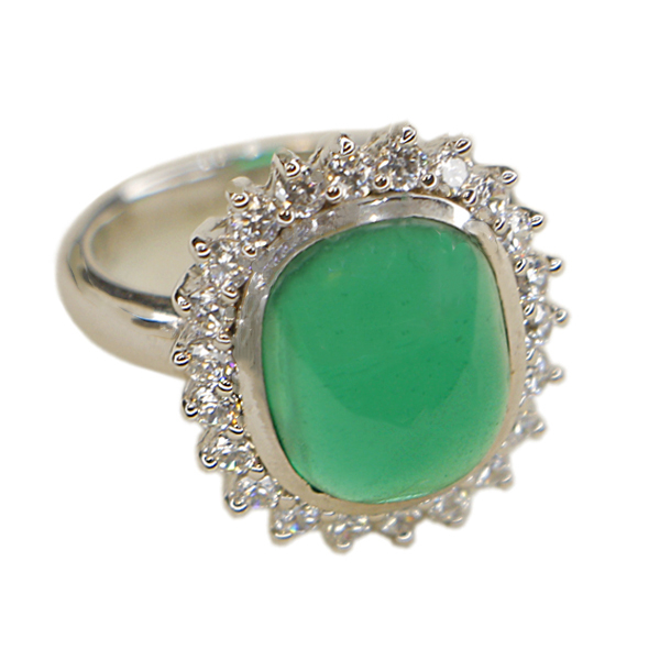 انگشتر نقره زنانه مدل سان لایت کد RS026a