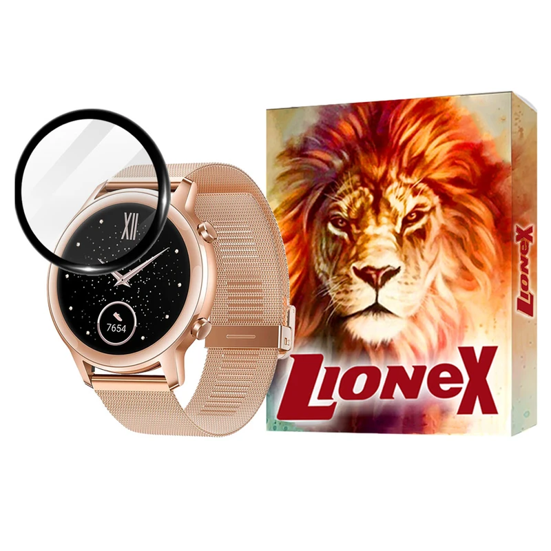 محافظ صفحه نمایش لایونکس مدل PMMAWL مناسب برای ساعت هوشمند آنر Magic Watch 2 42 mm
