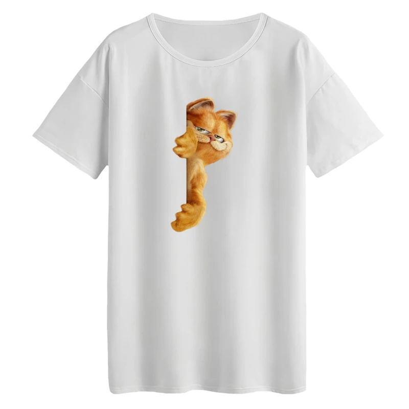 تی‌شرت لانگ آستین کوتاه زنانه مدل گارفیلد کد۱