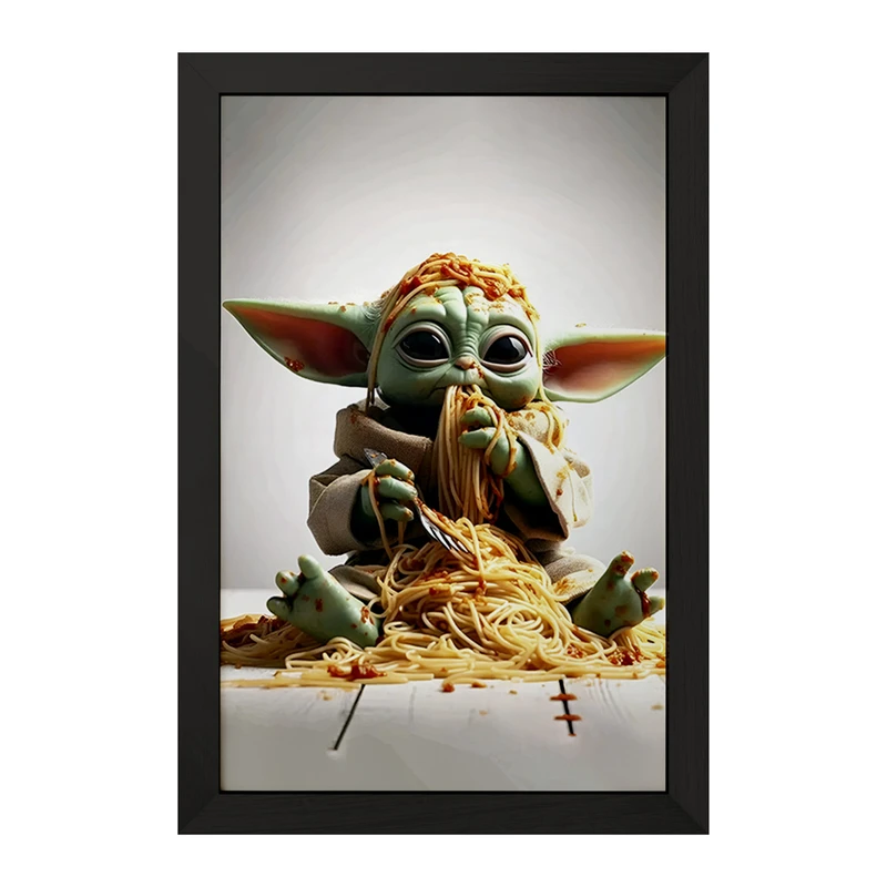 تابلو خندالو مدل بیبی یودا کد F4425