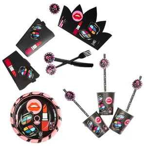 مجموعه 93 عددی تم تولد طرح لوازم آرایشی