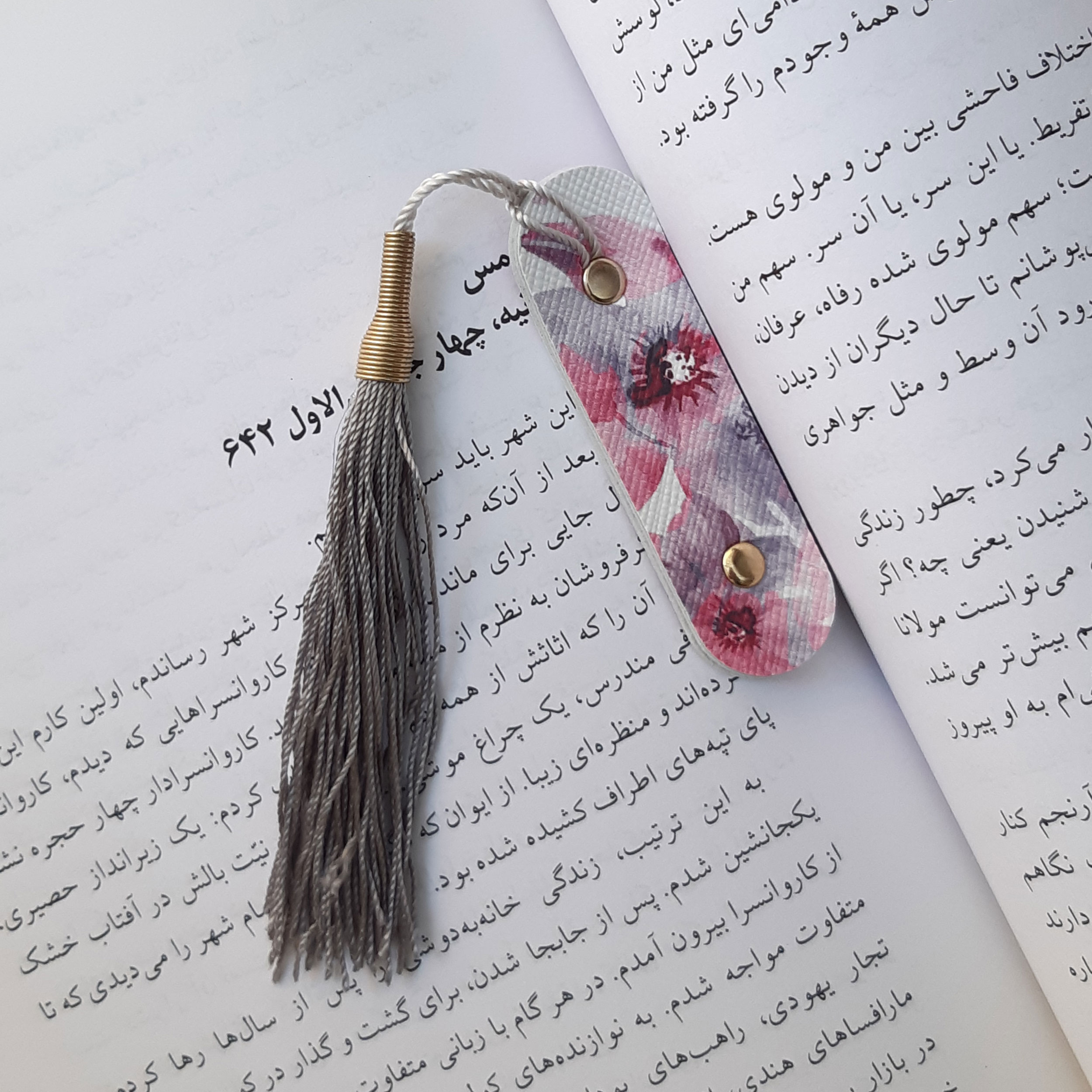 نشانگر کتاب طرح گل مدل M-403